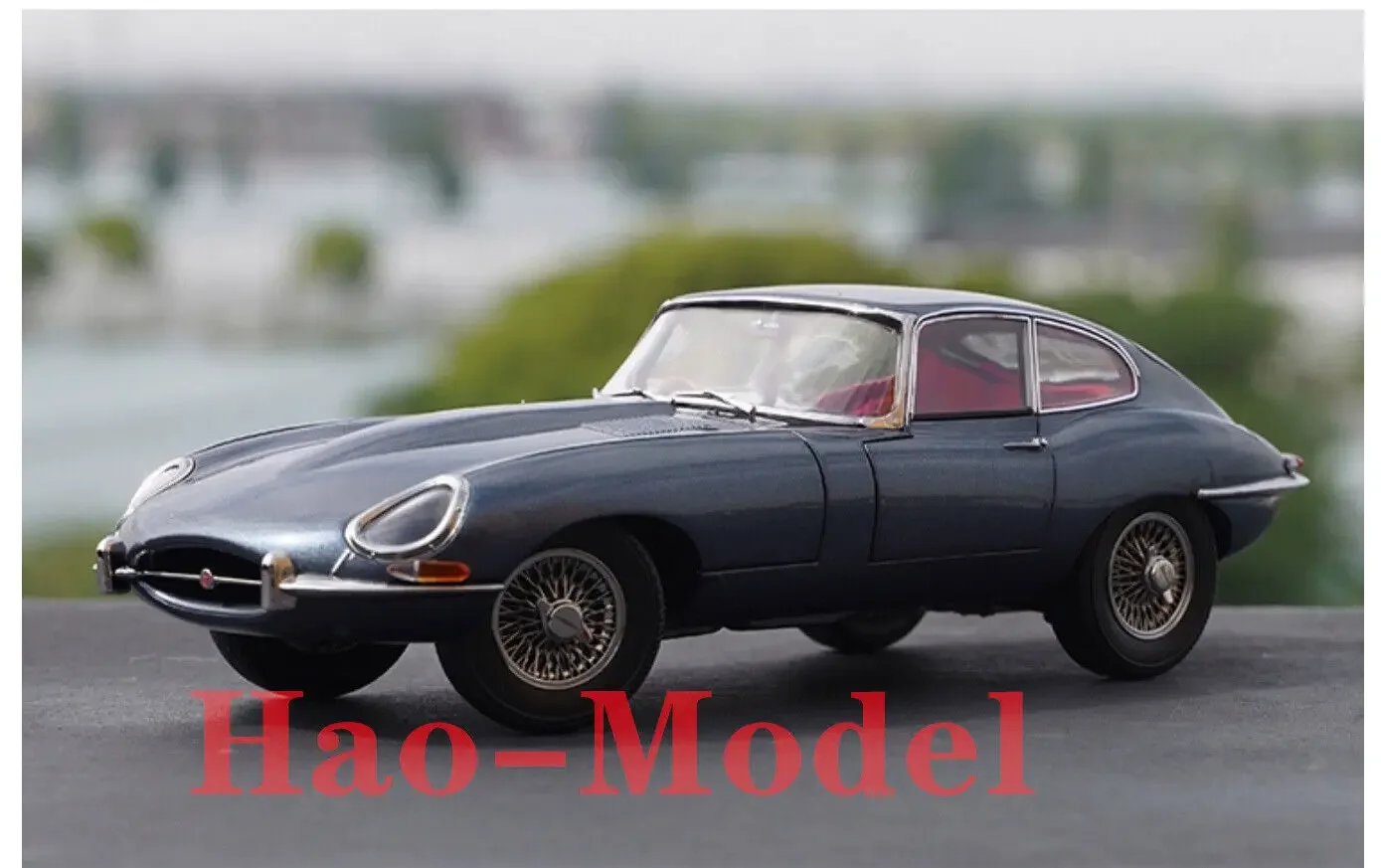 Kyosho 1:18 For Jaguar E-Type Alloy Diecast Car Model Boys Girls Toys Kids Gifts Hobby Display Ornaments Collection Green/Blue