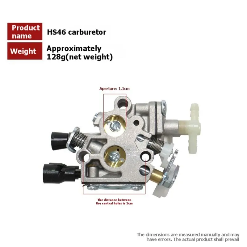 B97A-For HS46 HS56 Hedge Trimmer Carburetor Kit C1T-S195E 42421200600 Replacement Accessory For Carb Tuning Up