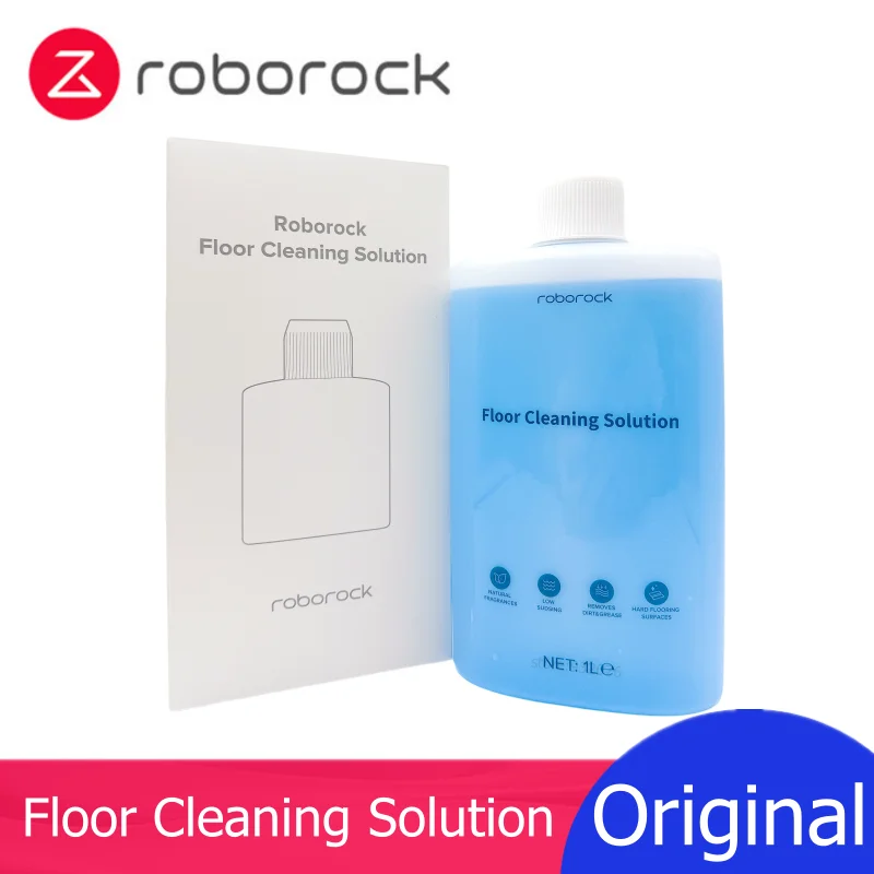 Solução de limpeza de piso roborock líquido 1l peça de reposição original para robô s8 maxv ultra s7 maxv ultra q revo série saros 10 /10r