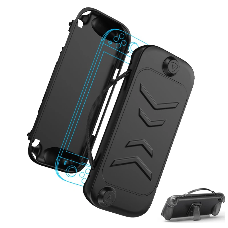 TPU Case Stand for Switch 2 Protective Shell Anti-scratch for Switch 2 Handheld Gaming Console Protective Case
