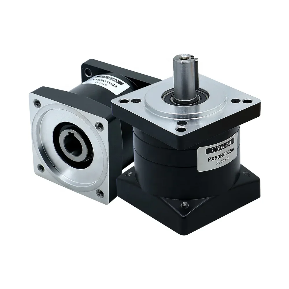 2026 NewHLTNC 80 Flange Ratio 3 4 5 6 8 PX80 Planetary Gearbox Reducer PX 80 For 80ST Servo Motor 750w 1kw