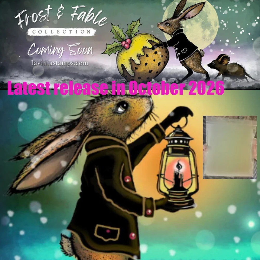 Oktober 2026 Neue Froste Fable Kollektion Schablonen-Set Metall-Stanzformen Handgemachte Grußkarten Papierhandwerk Scrapbook-Dekoration