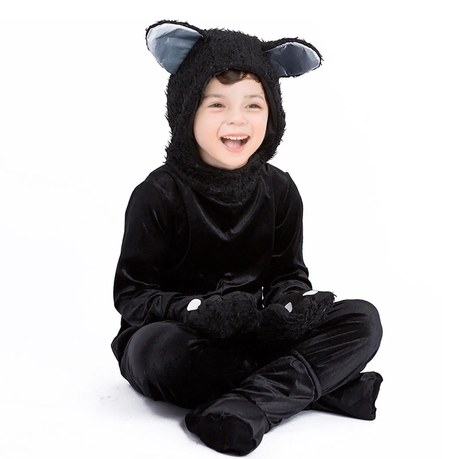 Kinder-Halloween-Kostüm, Cosplay, leicht, dekorativ, bequem, Kätzchen-Outfit