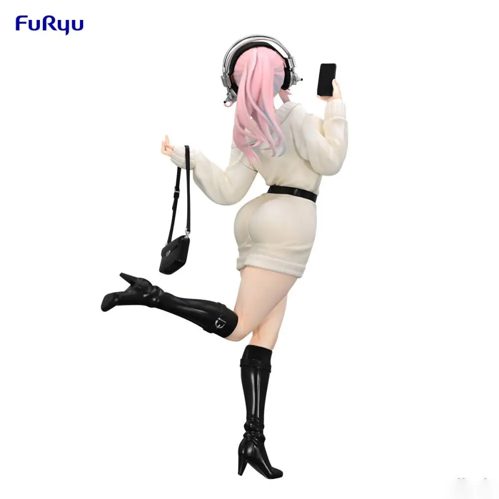 Officially Licensed Furyu Trio Try It Super Sonico Figure Anime Winter Memory Crossroad Character Model view 4
