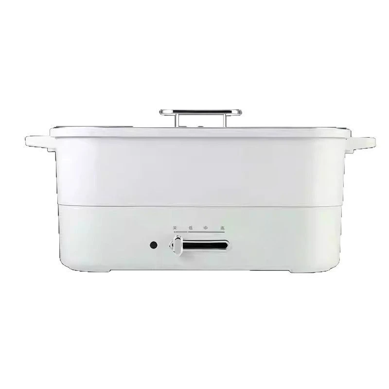 Multi functional electric pot for boiling, stewing, and cooking in one pot, with a non stick coating for easy cleaning