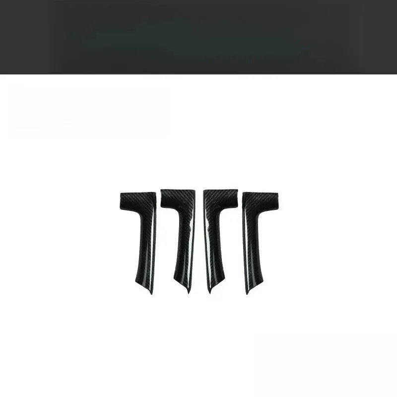 

Door Armrest Decorative 4 Pieces of Car Stickers ABS Carbon Fiber Particles Interior Cover for Golf 6 2010-2012