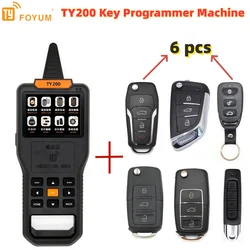 Super Key Tools TY200 Multi Function Locksmith Tool Collector Remote Maker Auto Key Programmer Machine +6 Remote Control