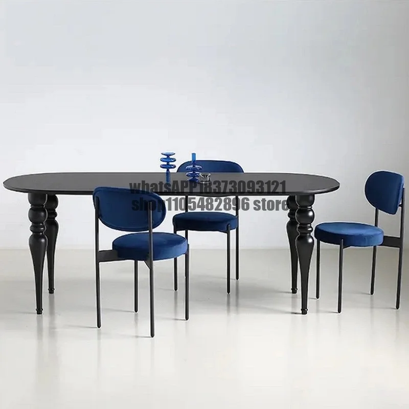 

Restaurant Outdoor Dining Table Console Modern Nordic Luxury Dining Table Designer Lounge Mesas De Comedor Kitchen Furniture
