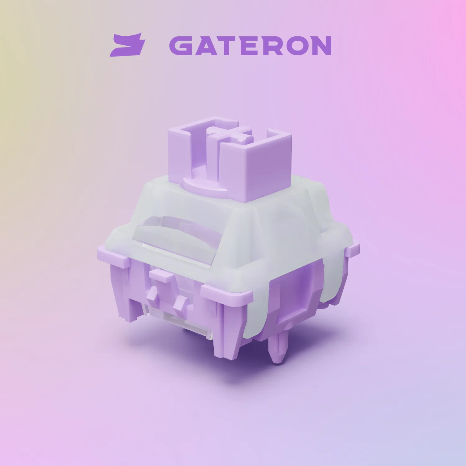 

GATERON Orchid Full POM Magnetic switch Dual-rail Structure Rapid Trigger HE Hall Sensor Effect Magnetic Keyboard Gaming Switch