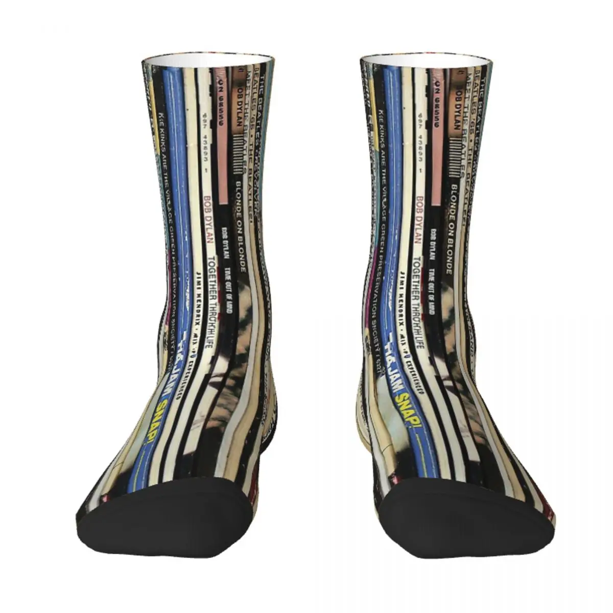 Rock Vinyl Records Rock Hip Hop Socks Male Mens Women Winter Stockings Polyester