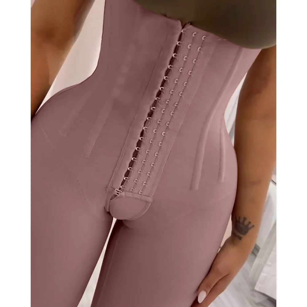 Faja Colombian Girdles Shaper Full Body Shapewear Postpartum Repair Corset High Compression Abdomen Control Women Bodysuit