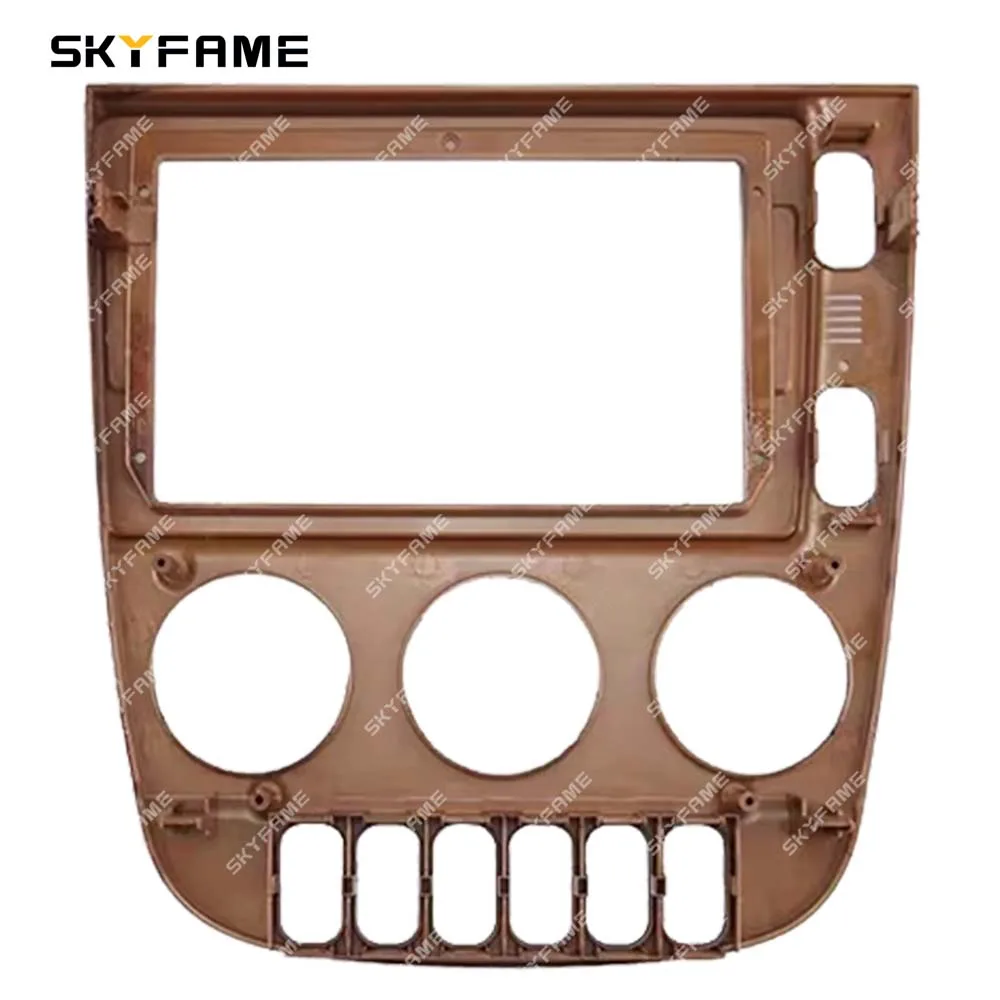 SKYFAME Car Frame Fascia Adapter Canbus Box Decoder Android Radio Dash Fitting Panel Kit For Benz ML ML320 M-Class W163