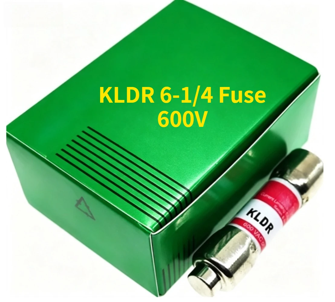 10PCS KLDR 6-1/4 Fuse, 6.25A 600VAC Class CC Midget Time Delay Fuse