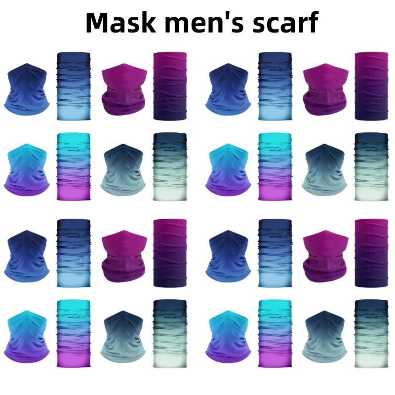 Balaclava Man Mask Bandana High Elastic Seamless Bandana Gaiter Hunting Headband Cycling Fishing Tube Face Shield Men Scarf