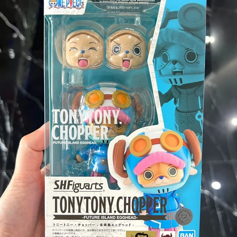 

New Bandai Original Genuine Shfiguarts Shf One Piece Series Tony Tony Chopper Future Island Egghead Anime Collection Model Toy