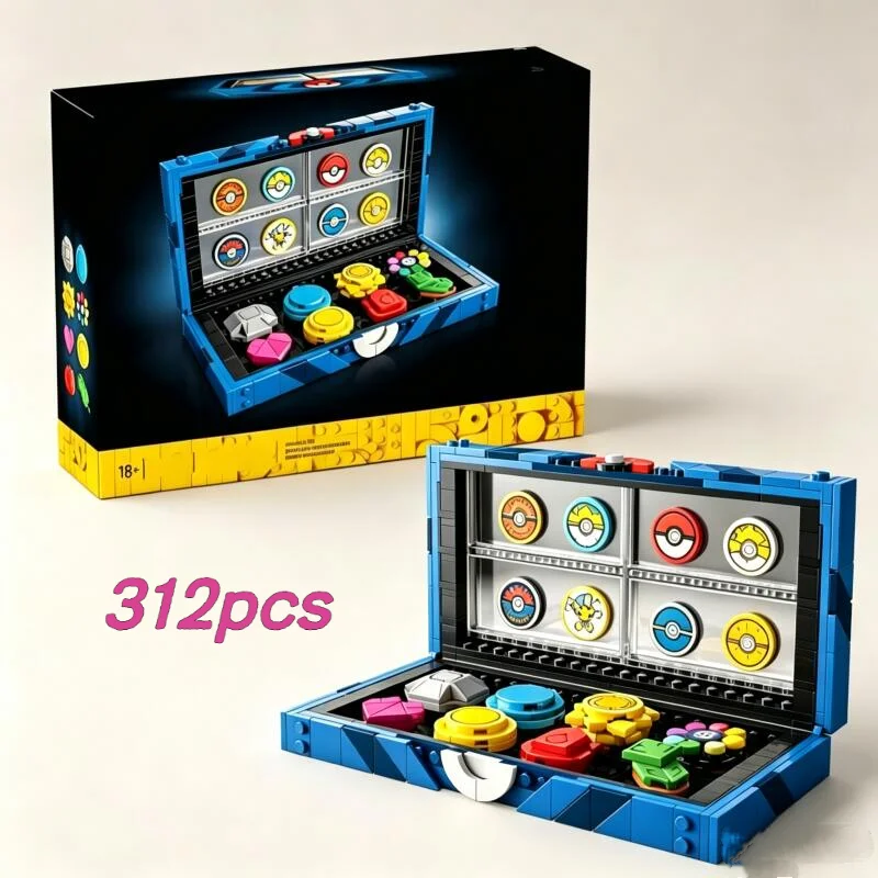 Image of Auf Lager: Neue 312-teilige Beliebte Film-Taschenmonster Niedliche Elfen-Abzeichen-Sammlung Baustein-Modell Spielzeug für Geburtstags- und Festgeschenke