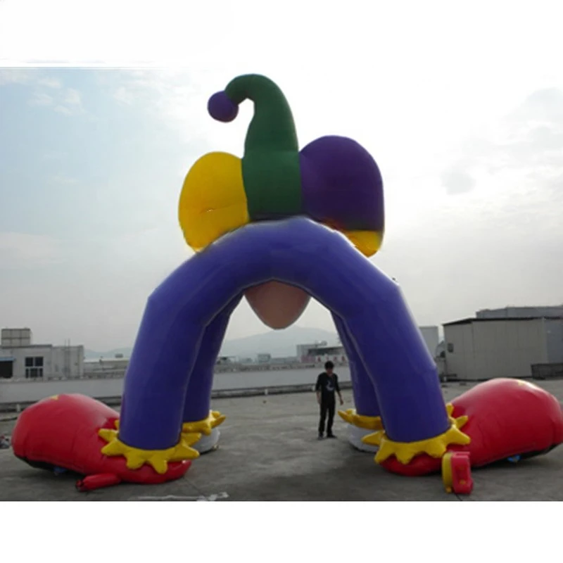 

Inflatable Clown Arch 5mx5m Giant Tunnel (4ft) for Halloween Holiday Decoration 2020 Hot Blow Up