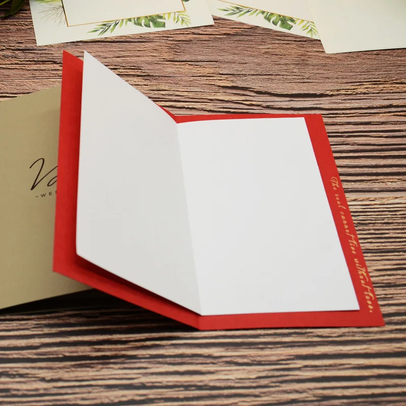 Simple Vow Card Fresh Declaration Creative Vows Wedding Letter Speech Wedding Niche Bride and Groom's Confession Book