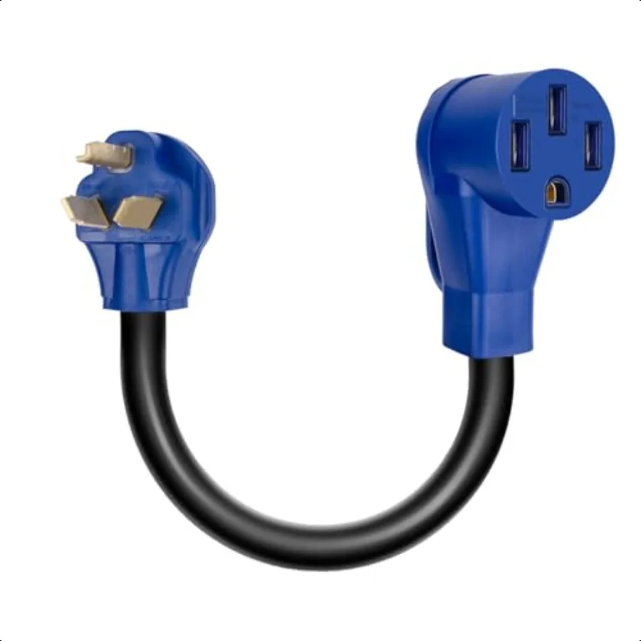 

Переходник для зарядного устройства NEMA 1030P–1450R, шнур для сушилки 30 А, штекер для зарядки электромобилей 50 А, калибр STW 10 13 дюймов для уровня 2 EV C