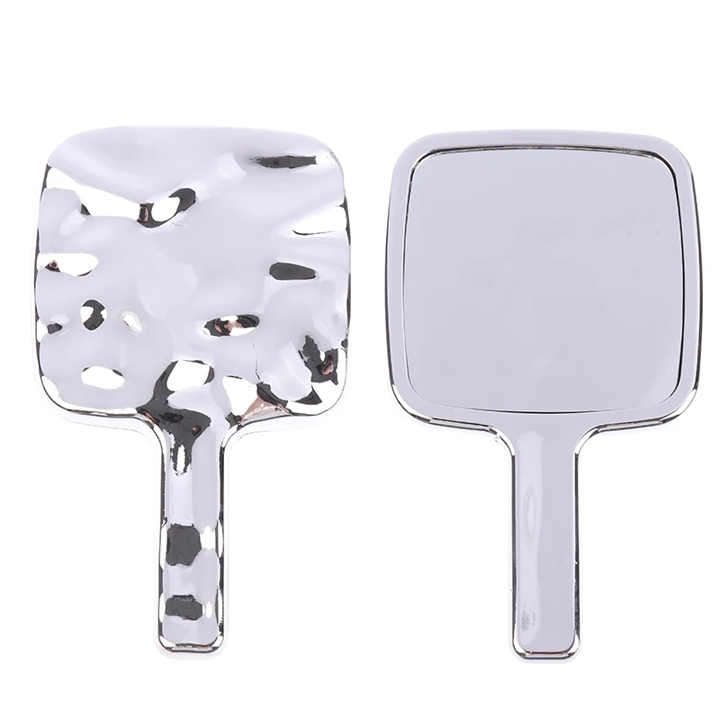 Vloeibare vorm vierkante spiegel Mini draagbare desktop cosmetische spiegel Make-upspiegel Reizen draagbare schoonheidsspiegel