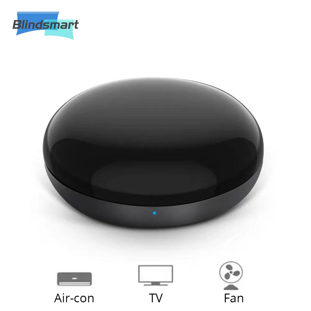 Blindsmart WiFi-IR Remote Hub Wi-Fi 2.4Ghz Enabled Infrared Universal Remote Controller For Air Conditioner TV Using Controller