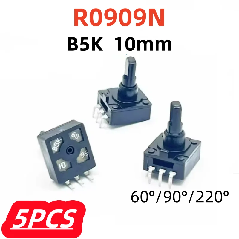 5 Teile/los 100% Neue R0909N Modell Flugzeug Fernbedienung Mit B5K Dreh Joystick Präzision Potentiometer Welle Länge von 10mm