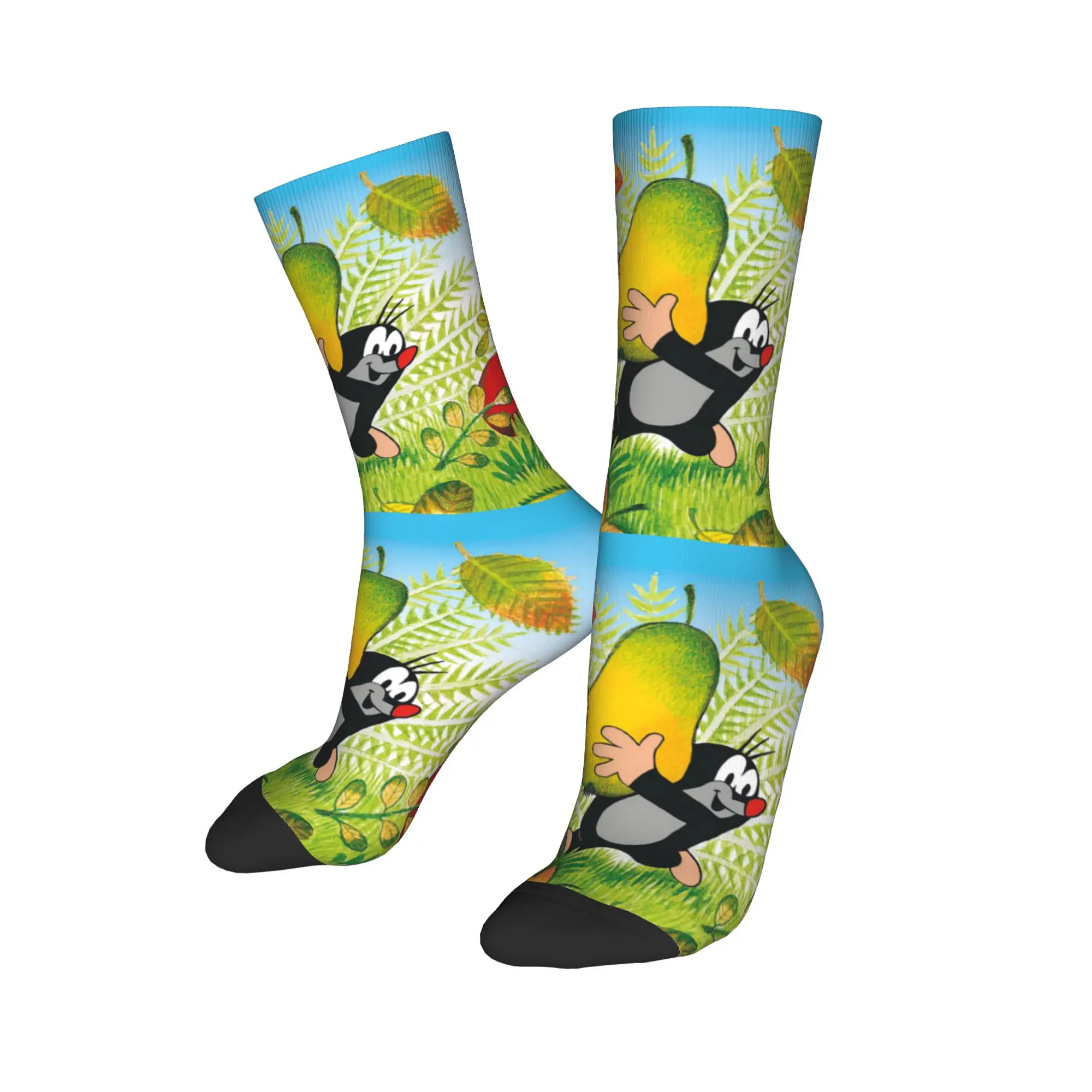 

Забавные носки унисекс с мультяшным кроликом-кротом для мужчин и женщин, весенне-летние, осенне-зимние, повседневные