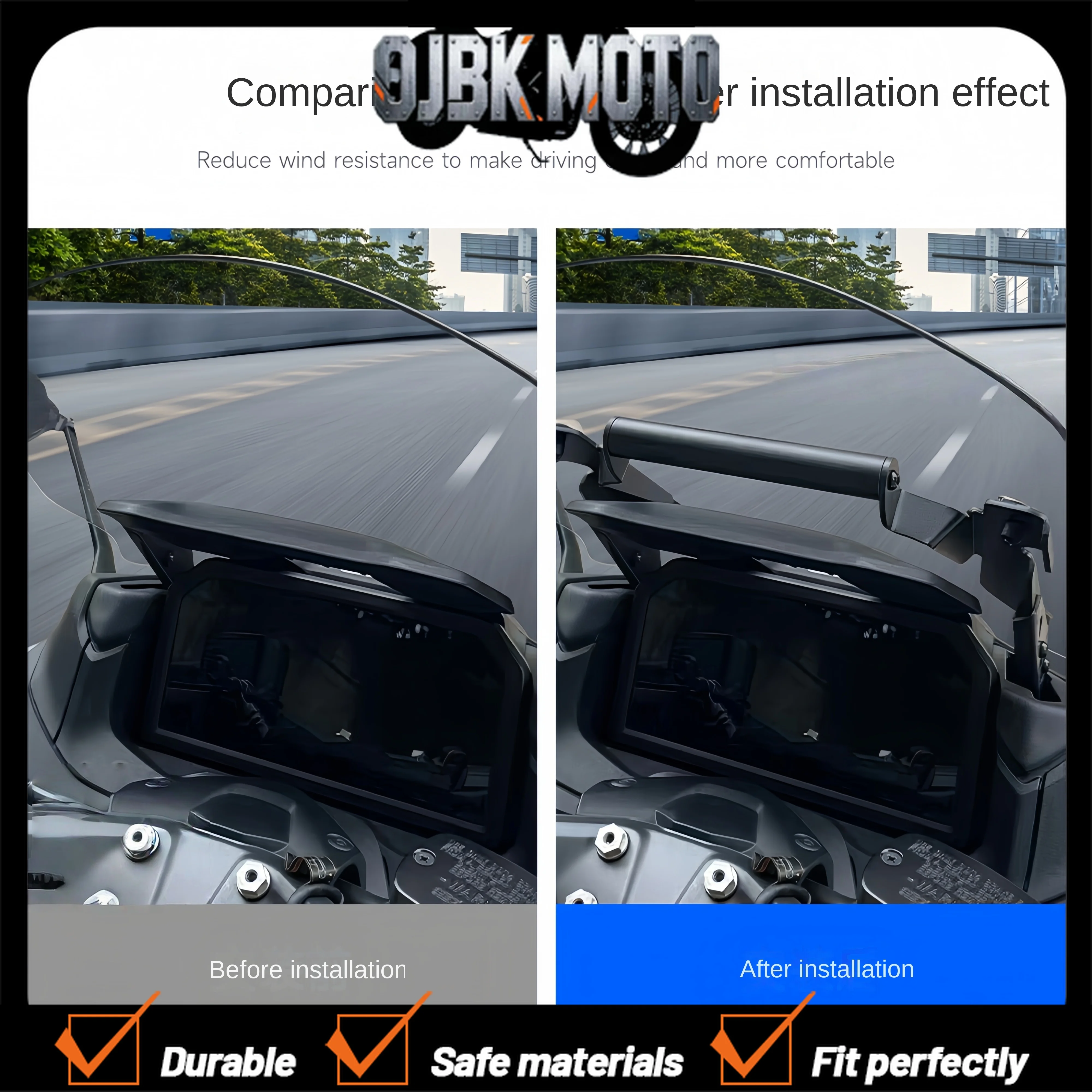 

【Perfect fit】For Yamaha TMAX560 modified motorcycle navigation bracket, extended crossbar mobile phone bracket, models 23-25