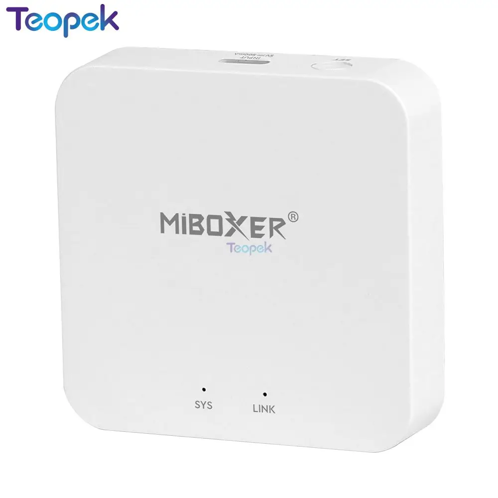 Imagem -03 - Miboxer Wireless Gateway Controller Ios e Android System Wi-fi Controle de Aplicativos Compatível com Alexa Google Home 2.4ghz Dc5v Wl-box2