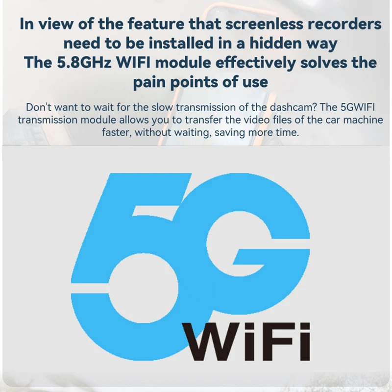 Motorcycle driving recorder screenless motorcycle recorder 5Gwifi tire pressure monitoring 2K HD waterproof