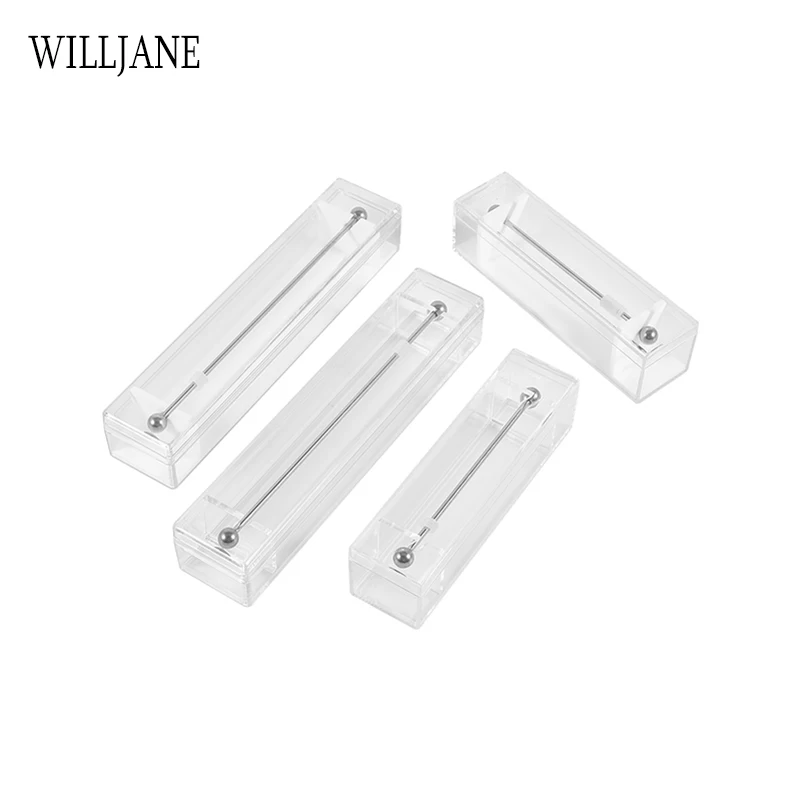 Acrylic Pandora Jewelry Charms Storage Box Bracelet Beads Rondelles Display Holder Bar Travel Carrying Case Trollbeads Container