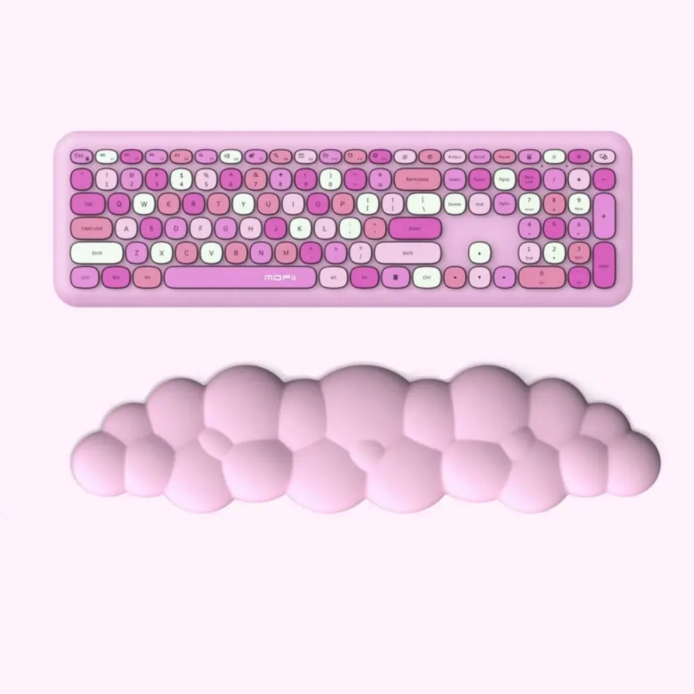 Wrist Brace Cloud Shaped Keyboard Wrist Rest Pad Memory Cotton Waterproof Hand Pillow Comfort 3D Keyboard Holder Office Supplies