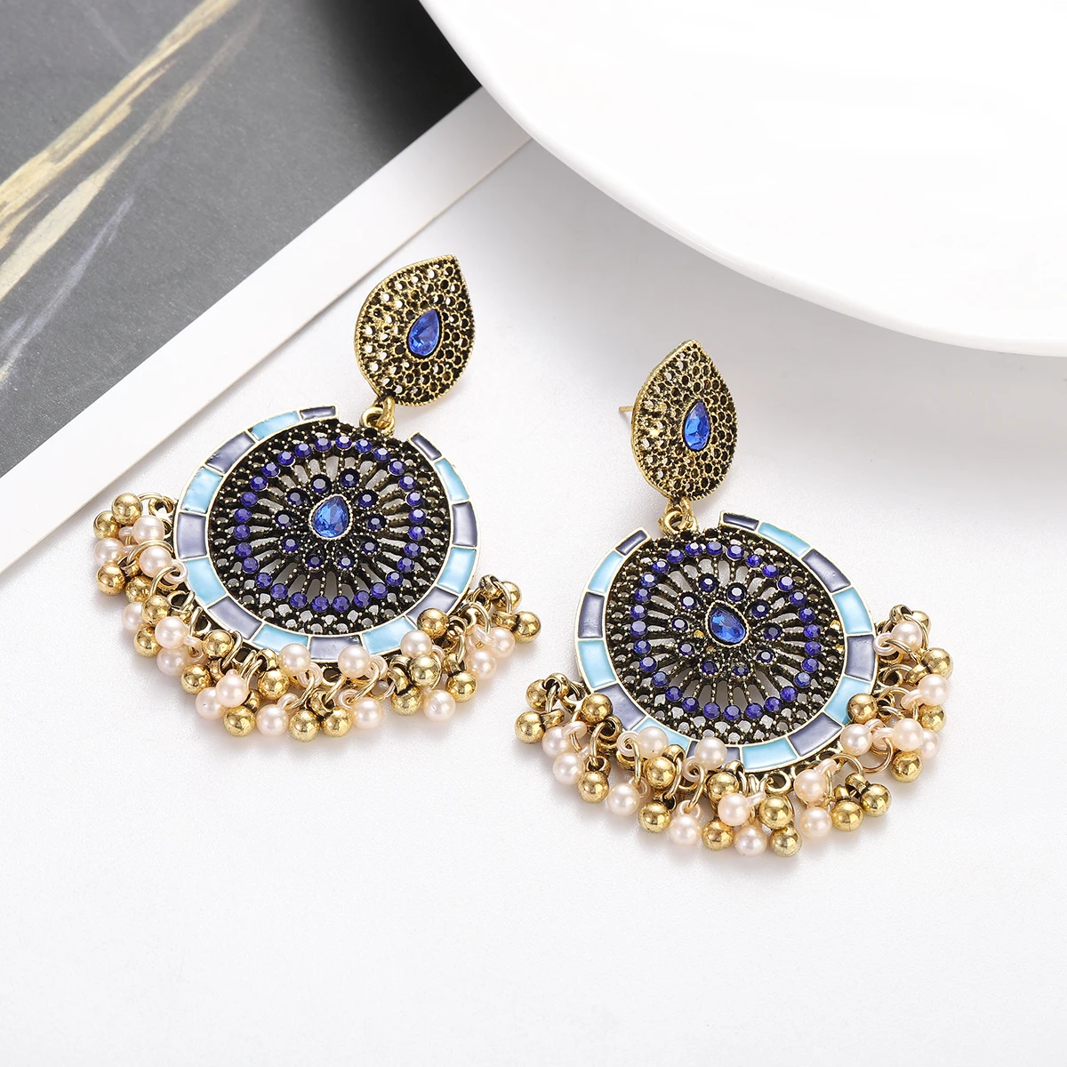 Luxury Ethnic Blue … - image