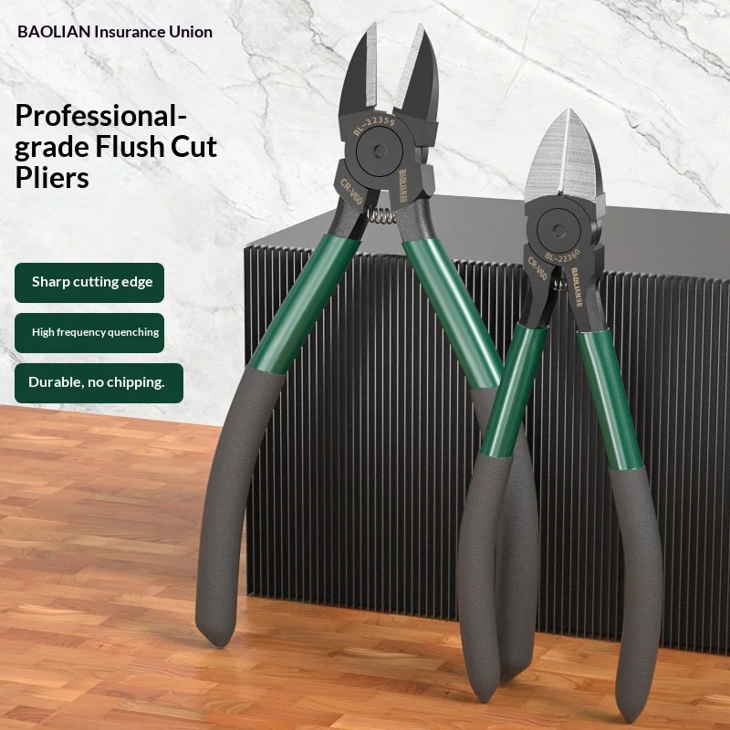 Industrial a Thousand Wires for Electrician Pliers for Terminals Special Side Mouth Grade High Hardness Small Diagonal Abi Soler