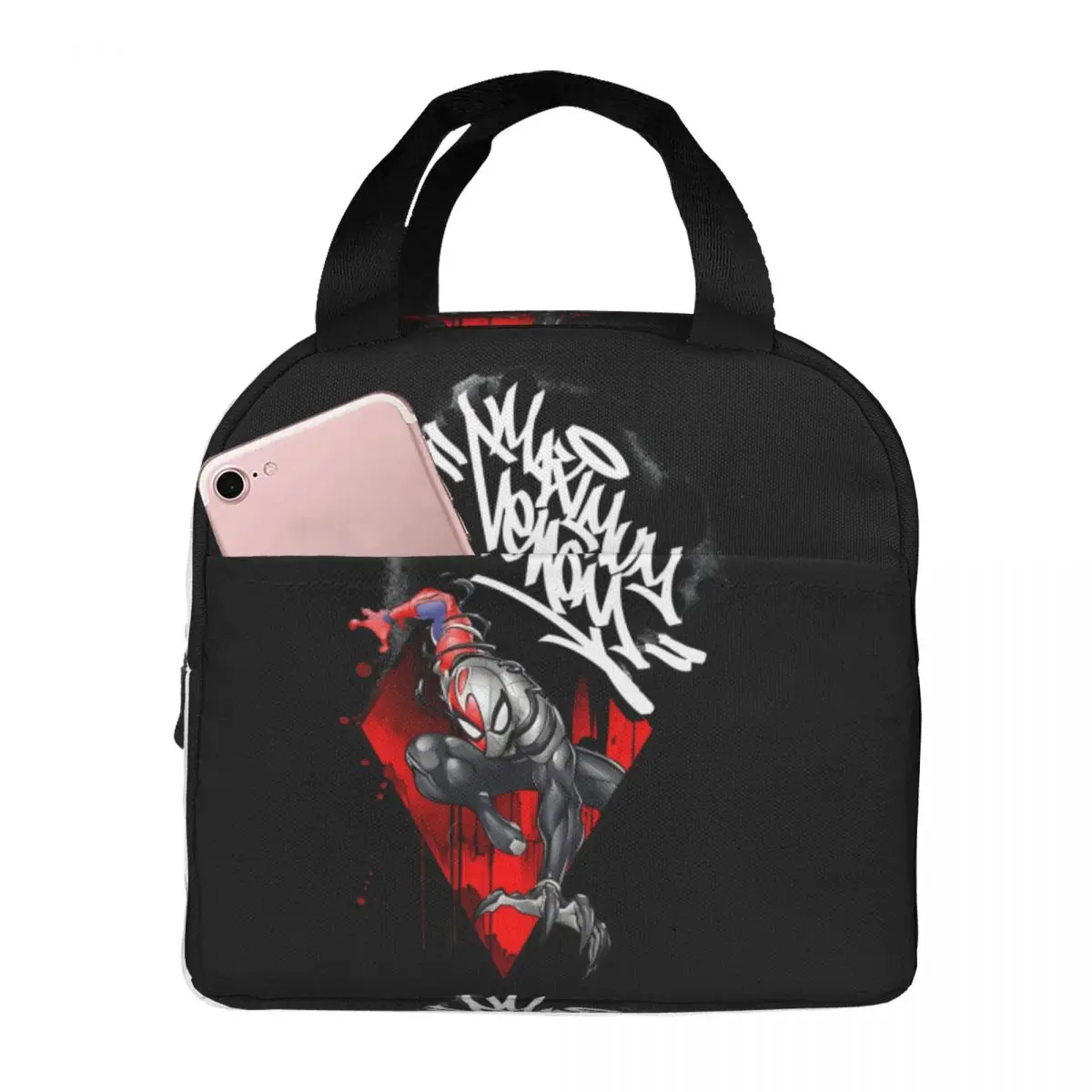 Tote Students Marvel Venom The Last Dance Food Pouch Cooler Maximum Hiking Lunch Box Bag