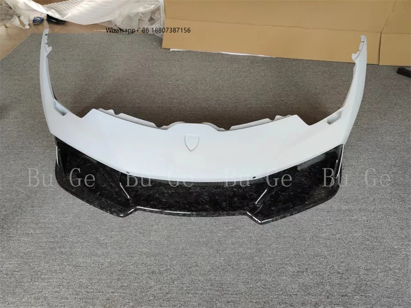 

Новый V-образный полуформованный передний бампер из карбона для Lamborghini Huracan LP610 LP580: Комплект для модификации и тюнинга