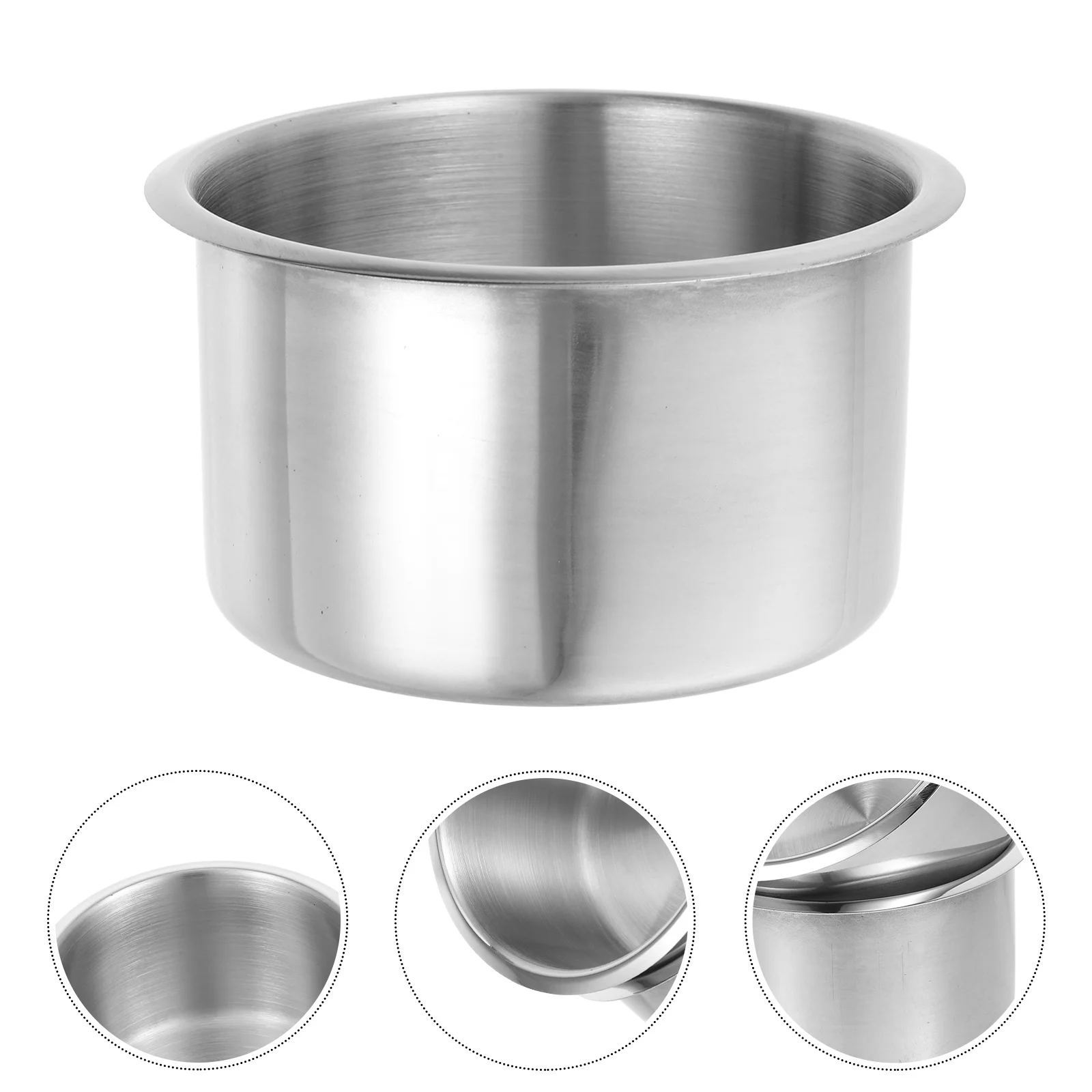 

2Pcs Rv Cup Holders Stainless Steel Recessed Insert for Yacht Vehicle Poker Table Sofa Cup Holder Insert Drinks Can Holder