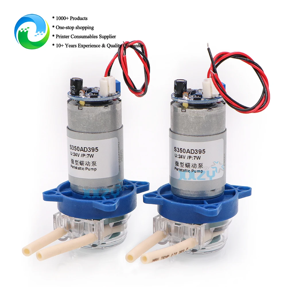 مضخة تمعجية للطابعة DTF A3 S350AD395 لآلة Nuocai 6090 UV محرك مضخة صغيرة مع سرعة قابلة للتعديل