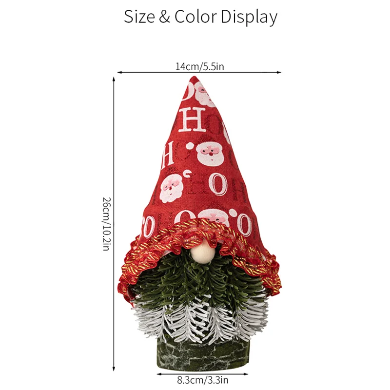 Christmas Gnome Doll Christmas Gnome Doll Festive Christmas Gnome Ornaments Eye-catching Decorations For Home image 6