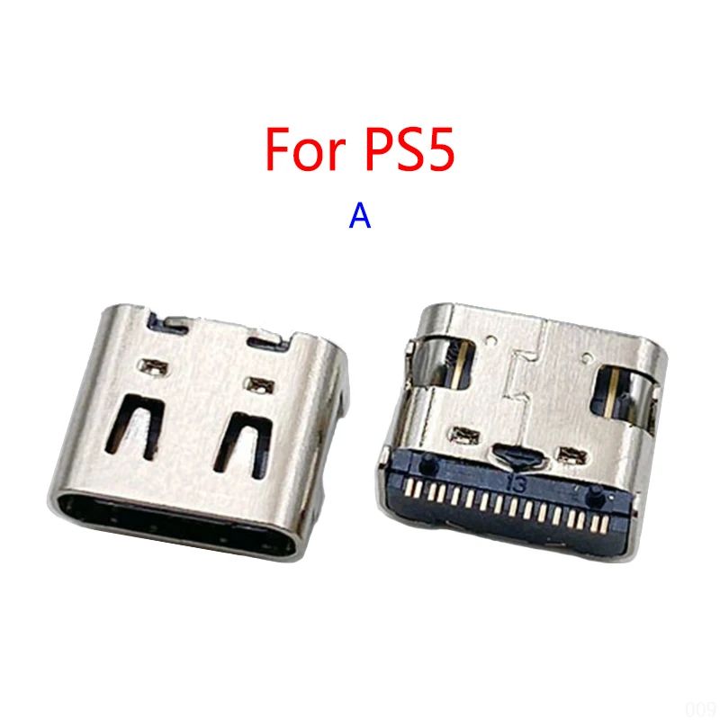 50PCS/Lot For Sony Playstation PS5 Controller Power Hole Interface Type C USB Charging Socket Port Connector