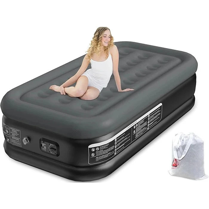Custom Full Size Single High Density Air Mattress With Built In Pump Air Mattress