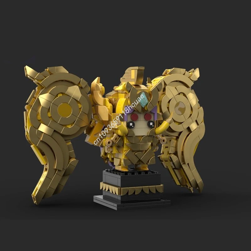 

937pcs MOC Aries Mu godes cloth Brickheadz Building Blocks Christmas Gift Dress-up toys Hands-on ability Education