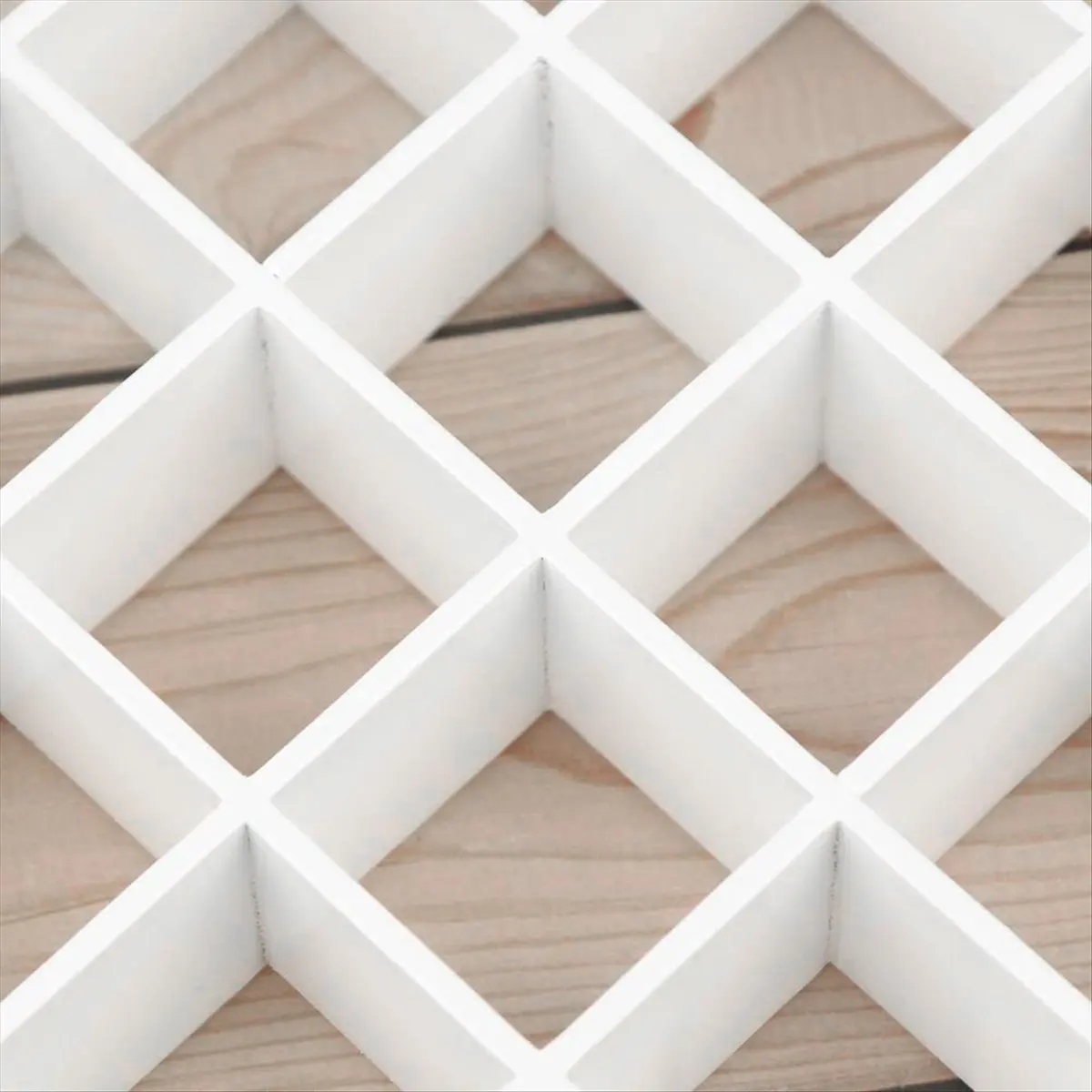 AB45 1: 12 Dollhouse Miniature Wood Storage Rack 16 Grid Shelves White White Storage Shelf Doll House Furniture Decor White