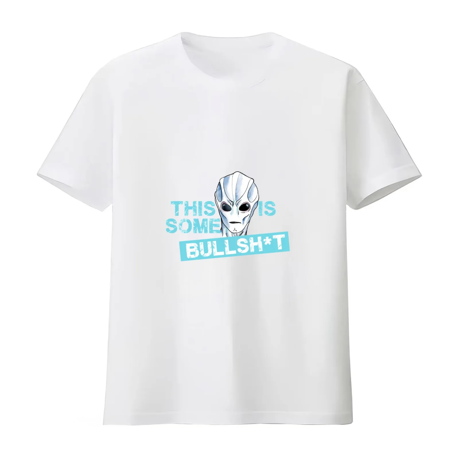 RESIDENT ALIEN - THIS IS SOME BULLSH*T| Resident gift | Resident T-Shirt Summer Casual Cotton Tee Oversized Streetwear Tops