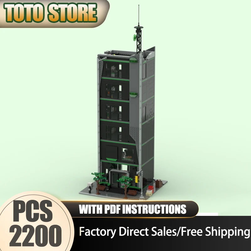 

Modular City Building Moc Building Bricks Modular Film Building Model Technology Modular Block Toy DIY Assembly Christmas Gifts