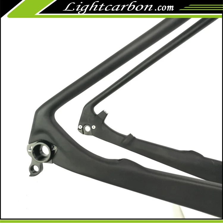 26er Fat Bike Hardtail Carbon Frame, carbon fiber material, disc brake design, bicycle parts tire accessories, suitable for snow view 4
