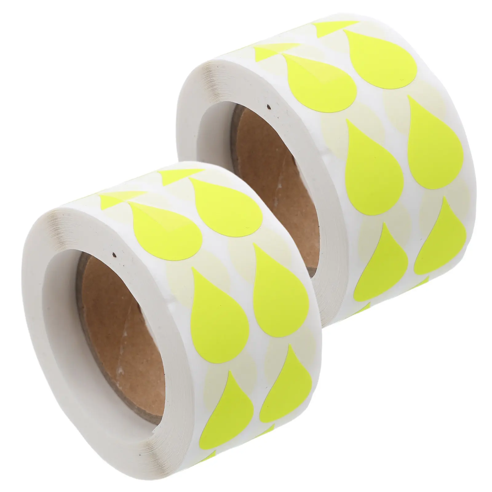 

Флуоресцентные неоновые наклейки-капли, 2 рулона, самоклеящиеся этикетки для пишения, для банок Мейсона, контейнеров для специй, стеклянных бутылок, для хранения