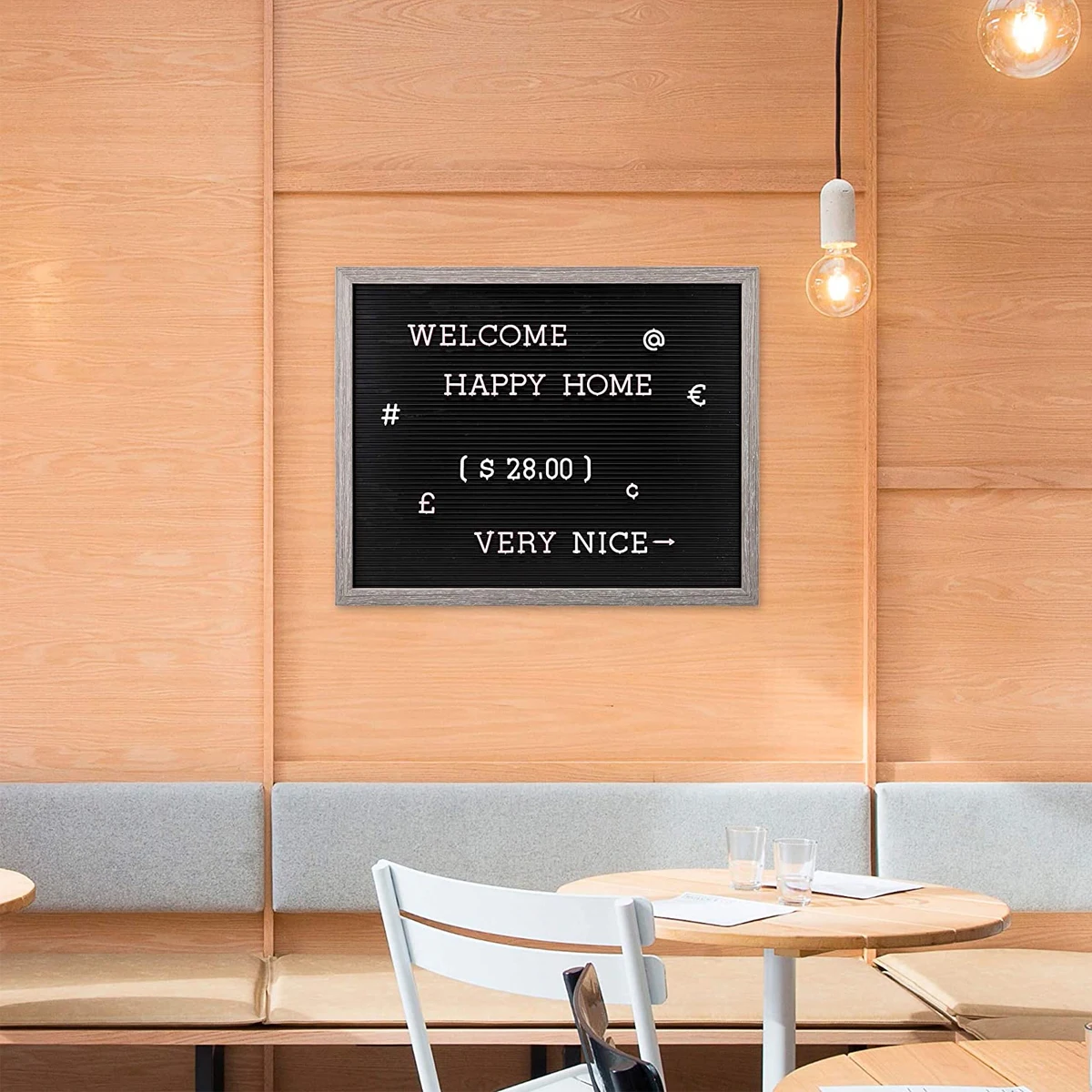 Black Letter Board English Letter Board Felt Letter Board Convertible Letter Board Plastic Letter Board