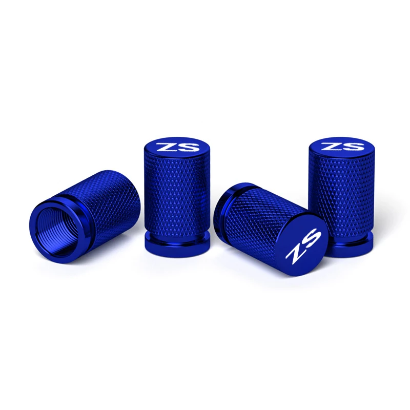 4pcs Car Wheel Tire Rim Valve Stem Caps Covers Universal for MG ZS Badge 2024 2019 2020 2025 Exterior Decor Auto Accessories