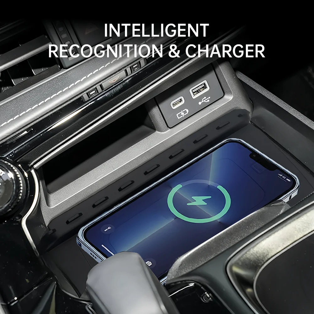 Qi Car Wireless Charger For LEXUS NX200 2022-2024 Phone Charging Pad Accessories Interior